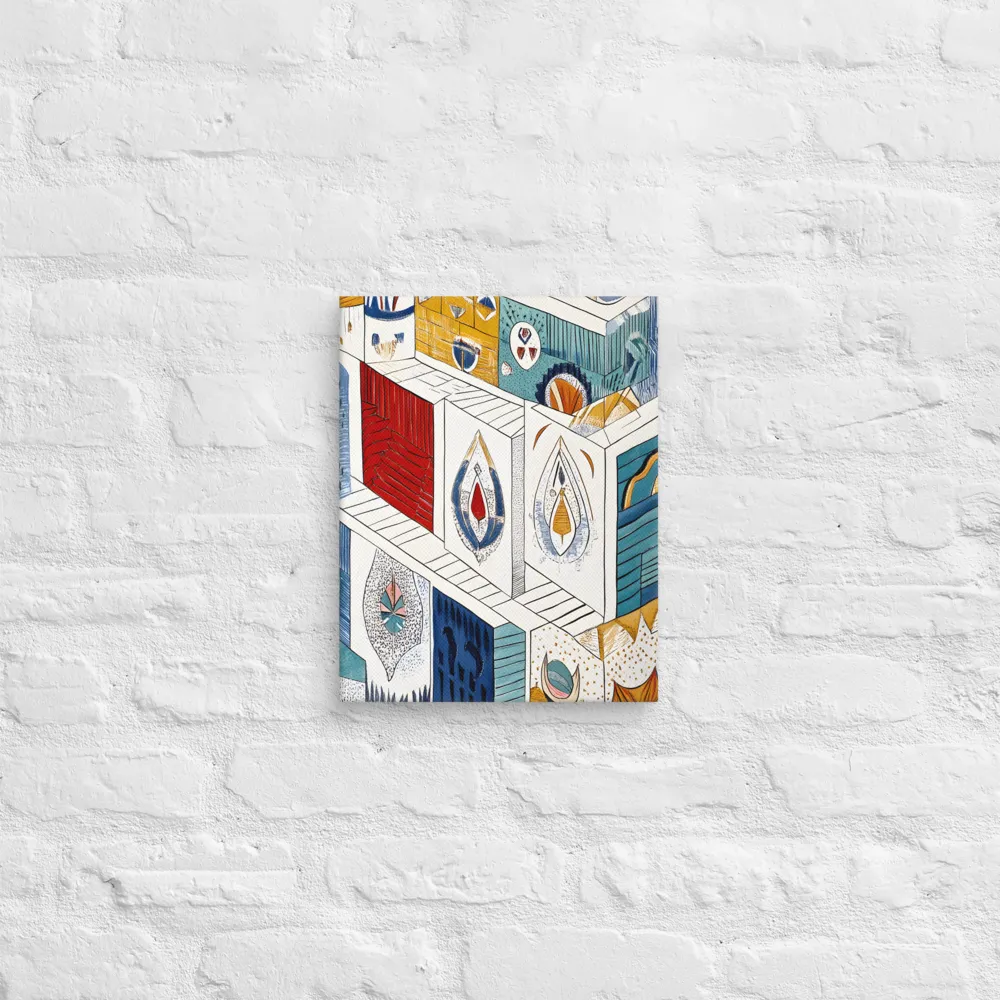 Symphony of Geometric Harmony | Canvas | 11″×14″