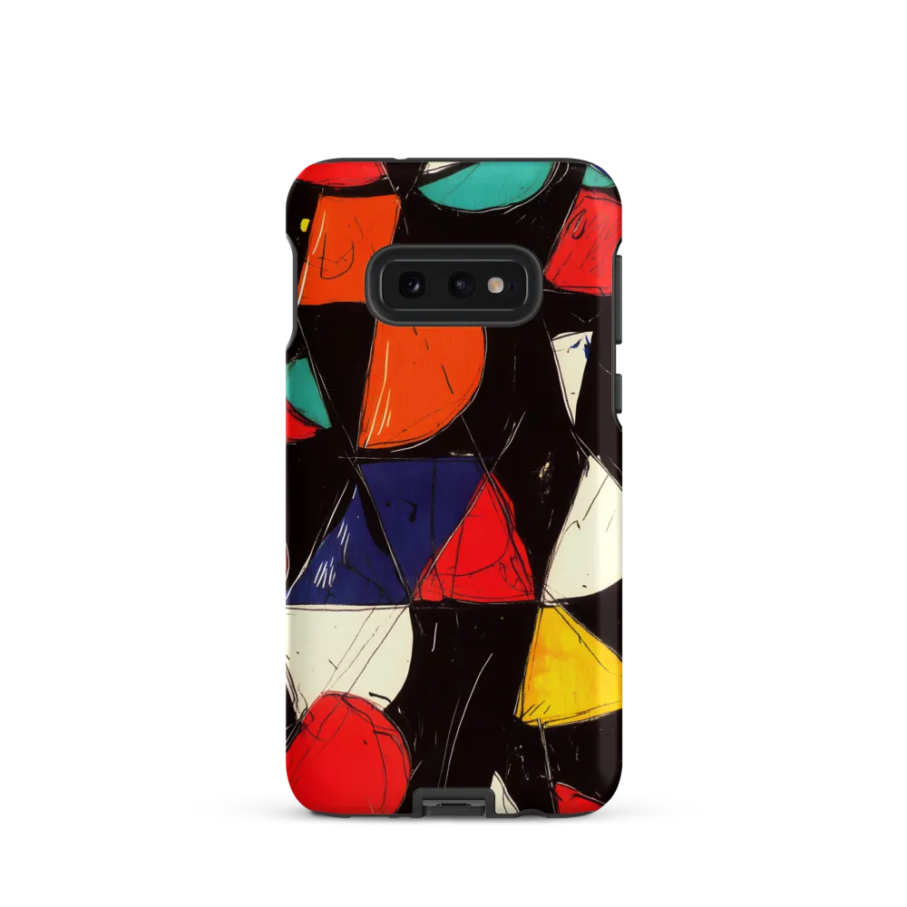 Vibrant Geometric Symphony | Phone Case |  S10e | Tough Case | Matte