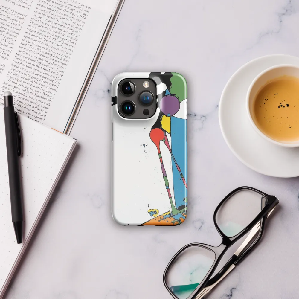 Dynamic Abstract Movement | Phone Case |  15 Pro | Snap Case | Glossy