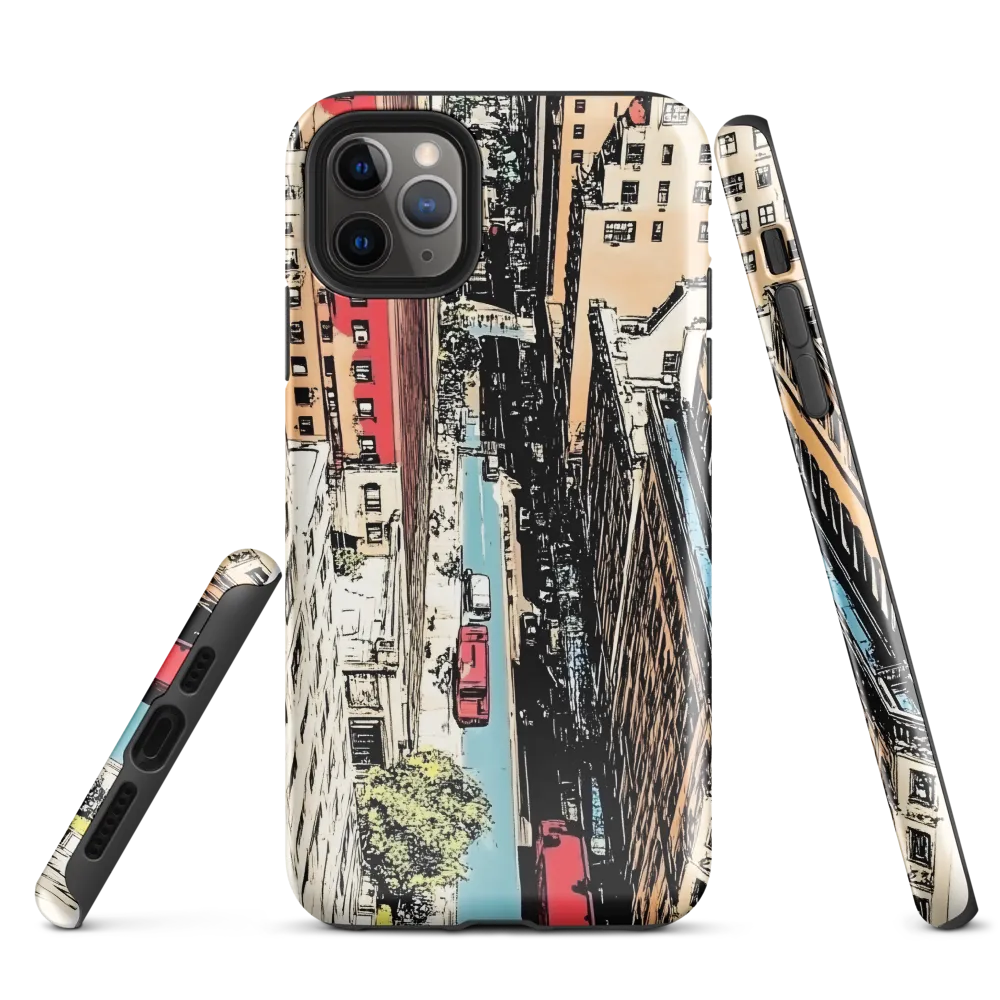 Urban Dynamics: A Bird's Eye View | Phone Case |  11 Pro Max | Tough Case | Glossy