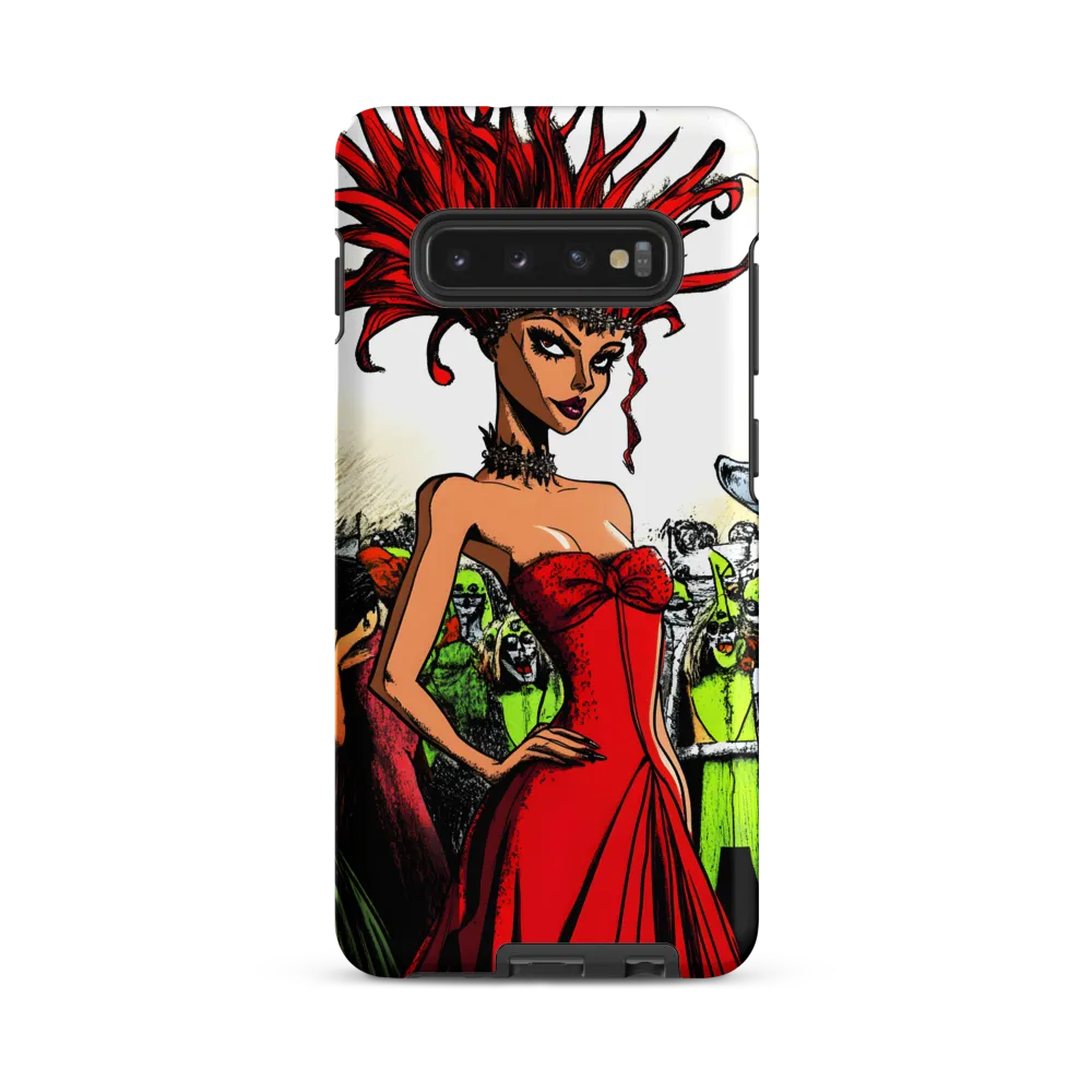 Fiery Elegance: A Fashion Statement