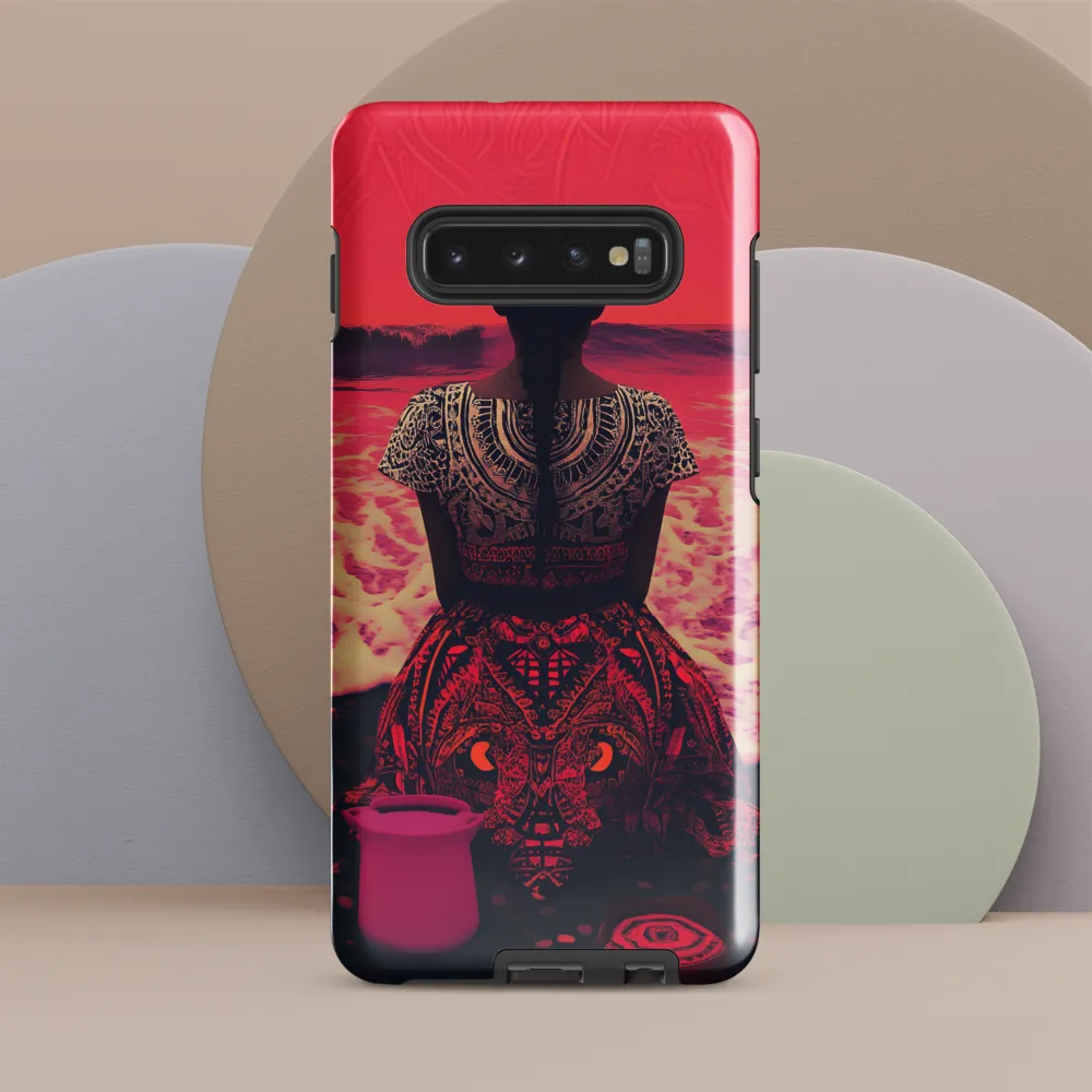 Reflections on a Vibrant Shore | Phone Case |  S10 Plus | Tough Case | Glossy