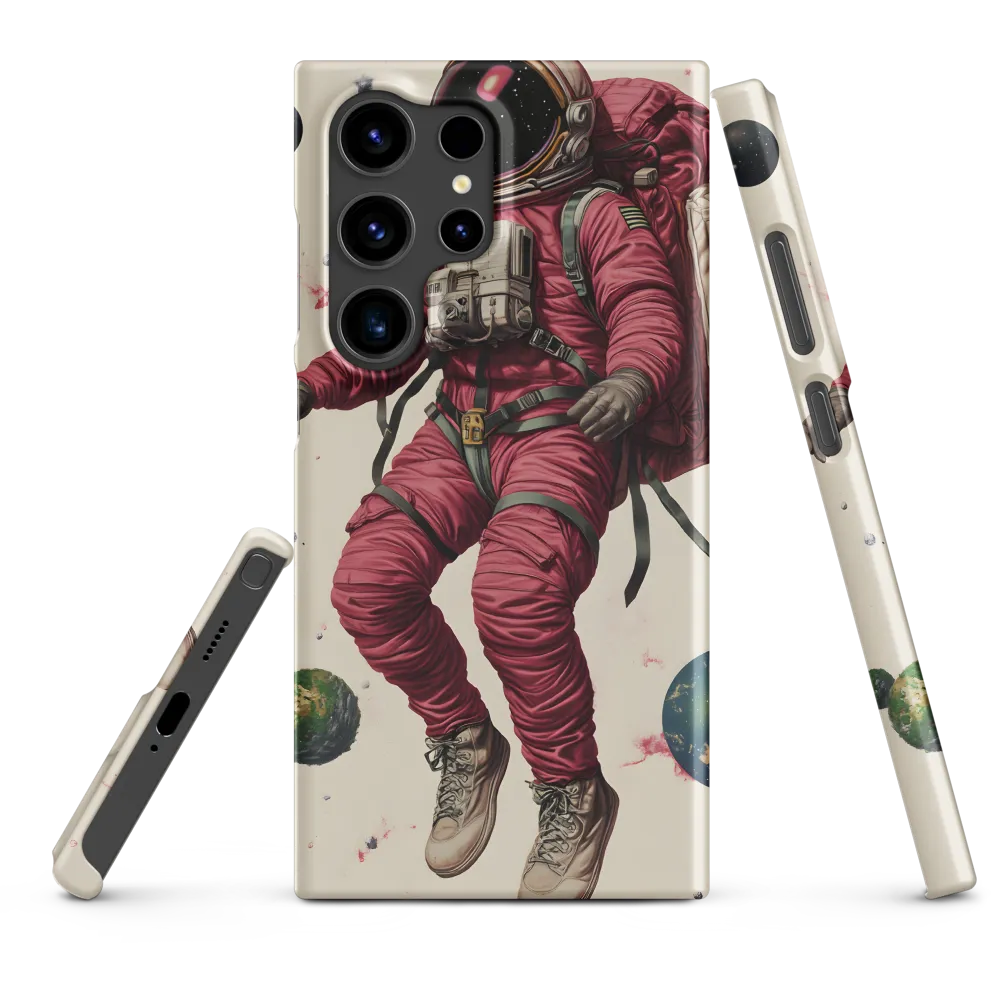 Cosmic Voyager: The Space Explorer | Phone Case |  S24 Ultra | Snap Case | Matte