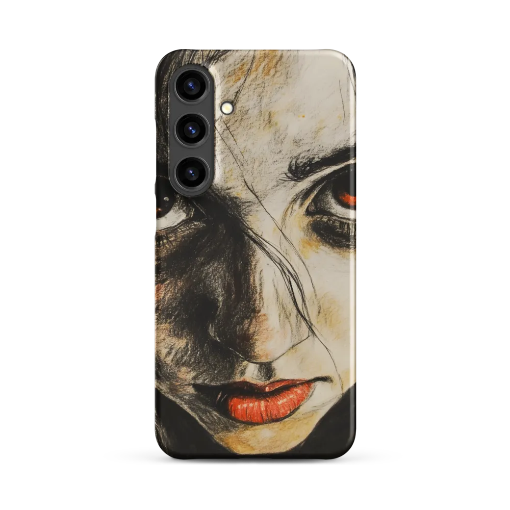 Gaze of Intensity | Phone Case |  S24 Plus | Snap Case | Matte