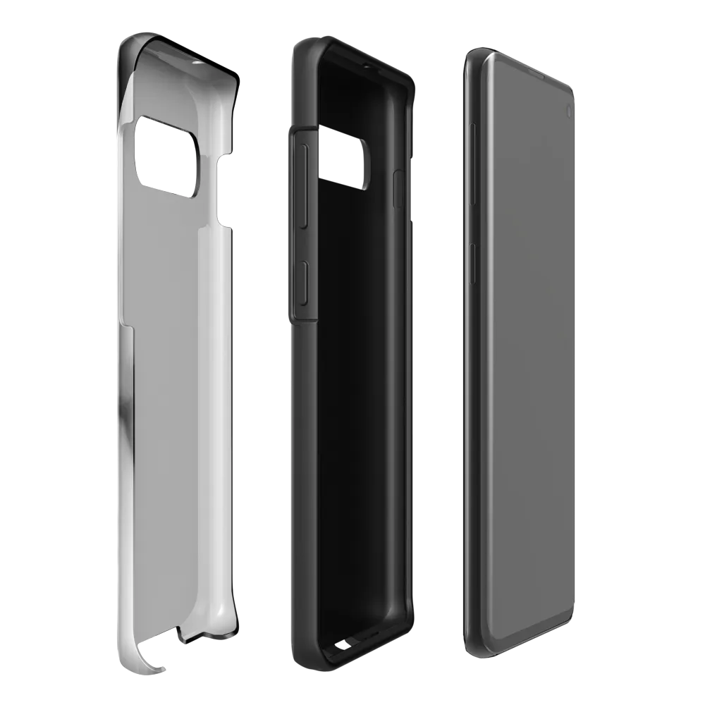 Contemplation in Monochrome | Phone Case |  S10 Plus | Tough Case | Glossy