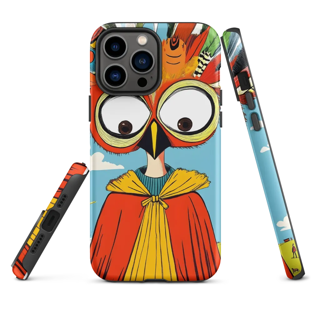 A Whimsical Encounter: The Owl-Human Fusion