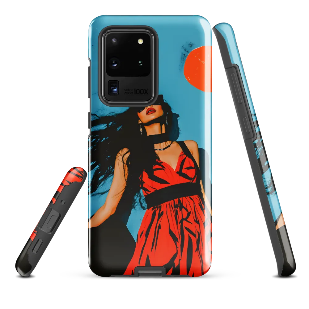 Sunset in Fashion: A Modern Portrait