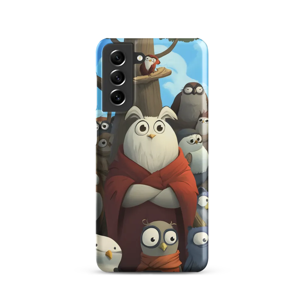 The Gathering of Owls | Phone Case |  S21 | Snap Case | Matte