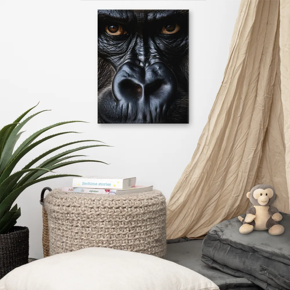 Gaze of the Wild: A Gorilla's Portrait