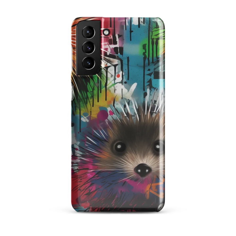 Whimsical Hedgehogs in a Kaleidoscopic Wonderland | Phone Case |  S21 Plus | Snap Case | Glossy
