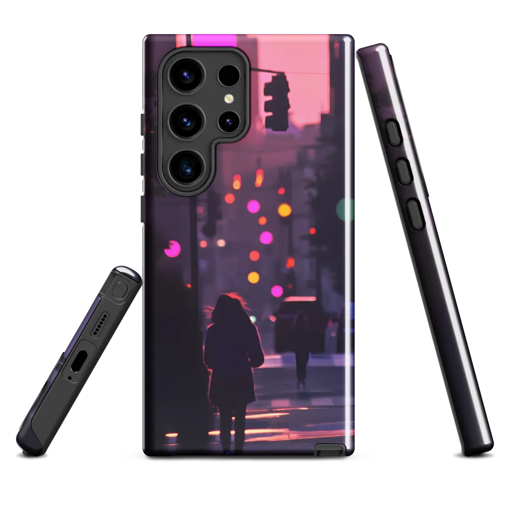 City Silhouettes at Dusk | Phone Case |  S24 Ultra | Tough Case | Glossy