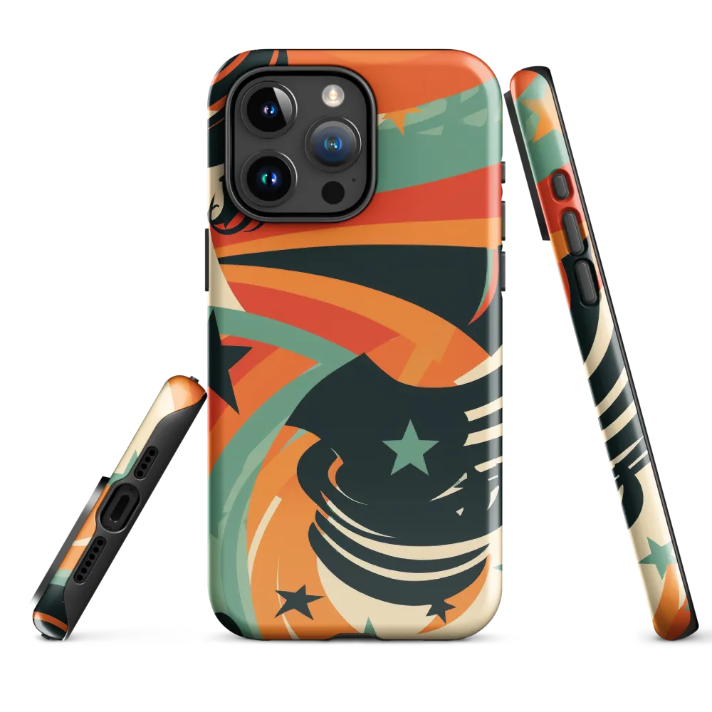 Swirls of Elegance | Phone Case |  15 Pro Max | Tough Case | Glossy