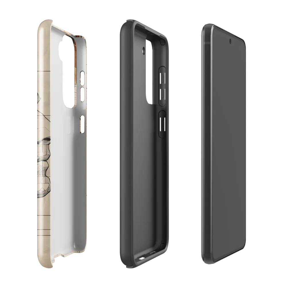 Geometric Reverie | Phone Case |  S21 FE | Tough Case | Glossy