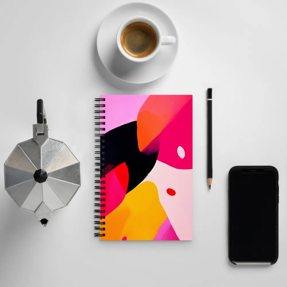 Playful Interplay of Colors | Spiral Notebook