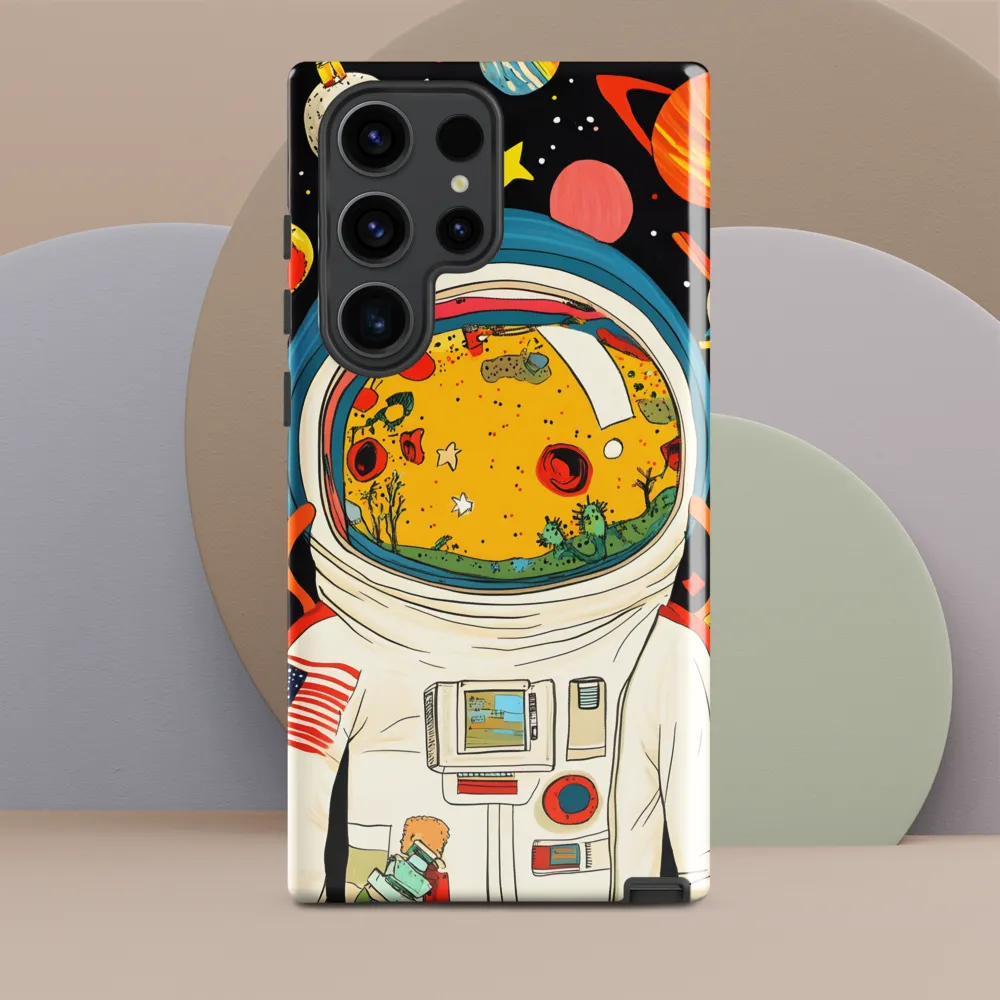 Cosmic Curiosity: Journey Within the Helmet