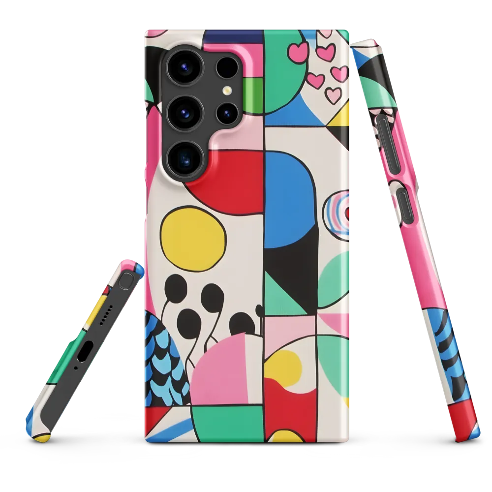 Dynamic Interplay of Shapes | Phone Case |  S24 Ultra | Snap Case | Matte