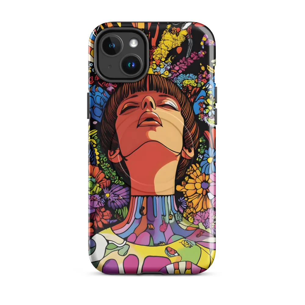 Vibrant Ecstasy: A Psychedelic Portrait