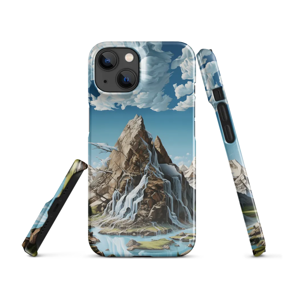 Majestic Cascade: A Mountain Masterpiece
