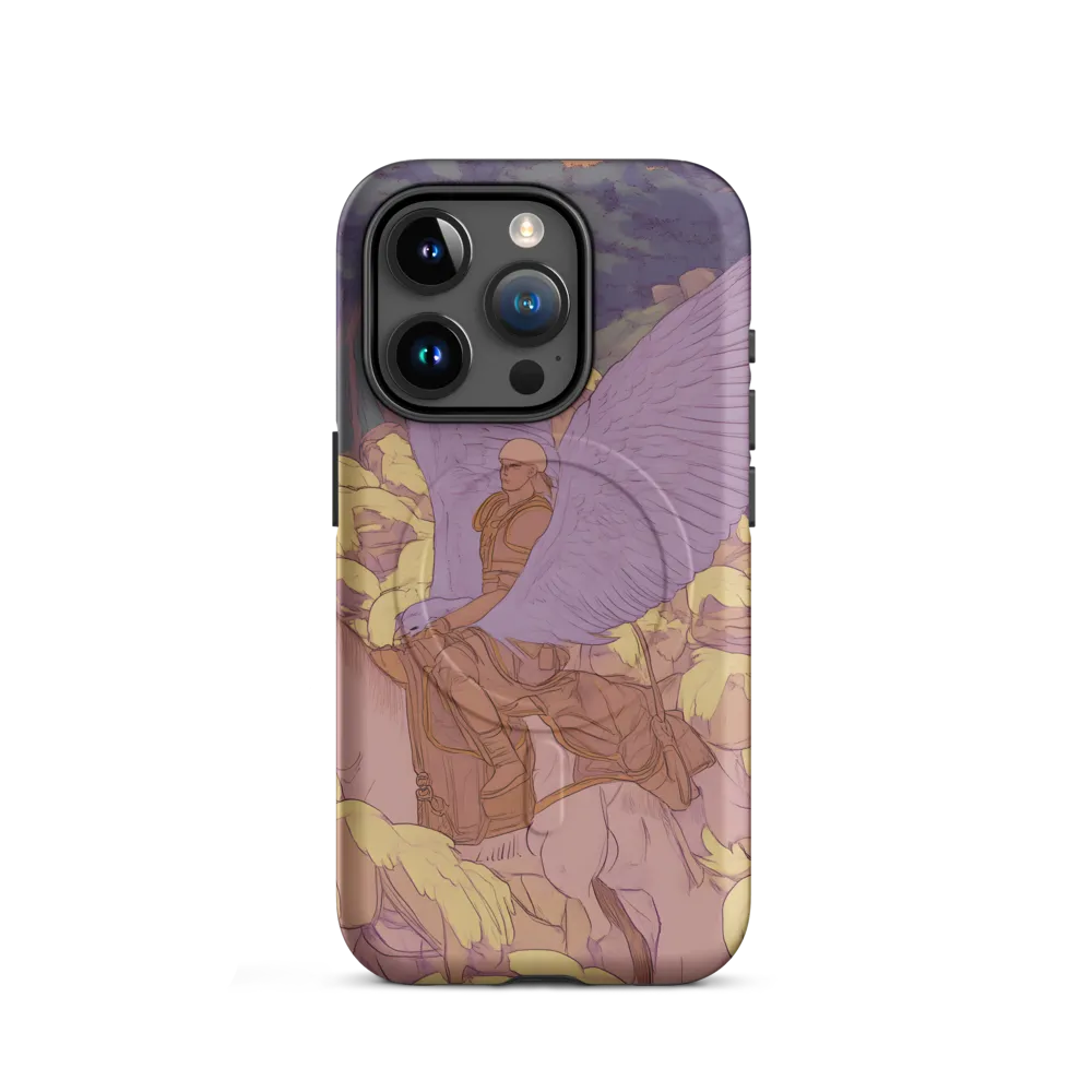 The Winged Guardian | Phone Case |  15 Pro | MagSafe® Tough Case | Matte