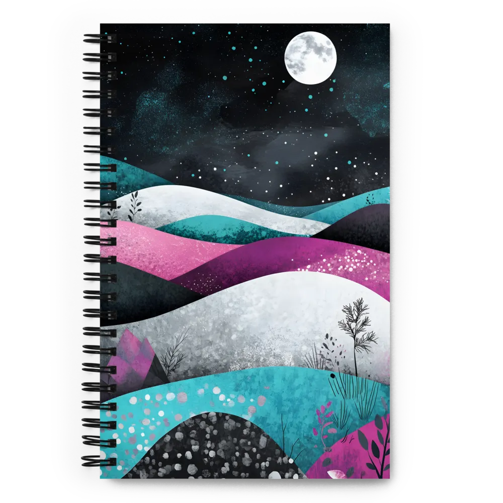 Moonlit Serenity | Spiral Notebook