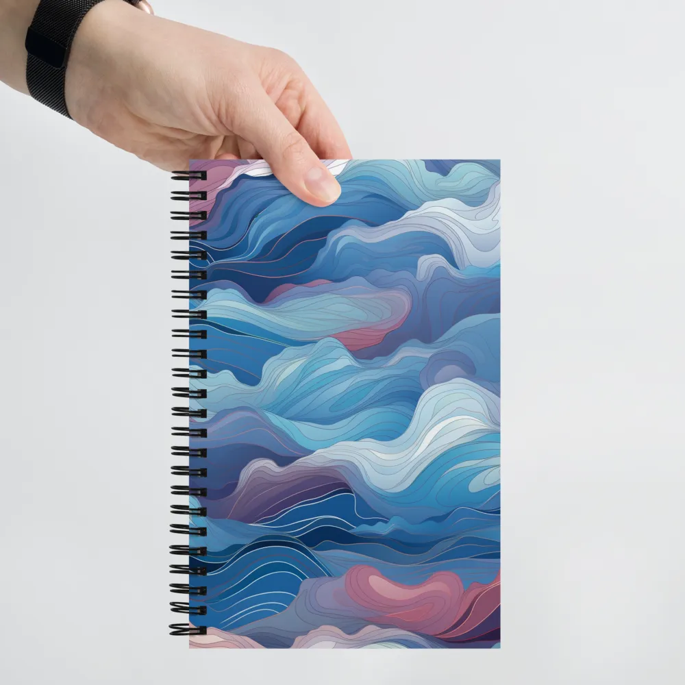 Harmonious Waves | Spiral Notebook