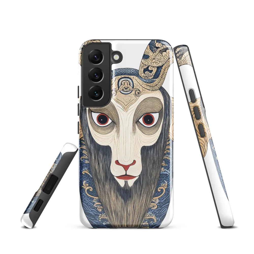 Ethereal Gaze of the Ram | Phone Case |  S22 | Tough Case | Glossy