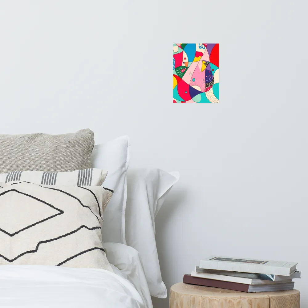 Playful Geometry in Color | Poster | 8″×10″
