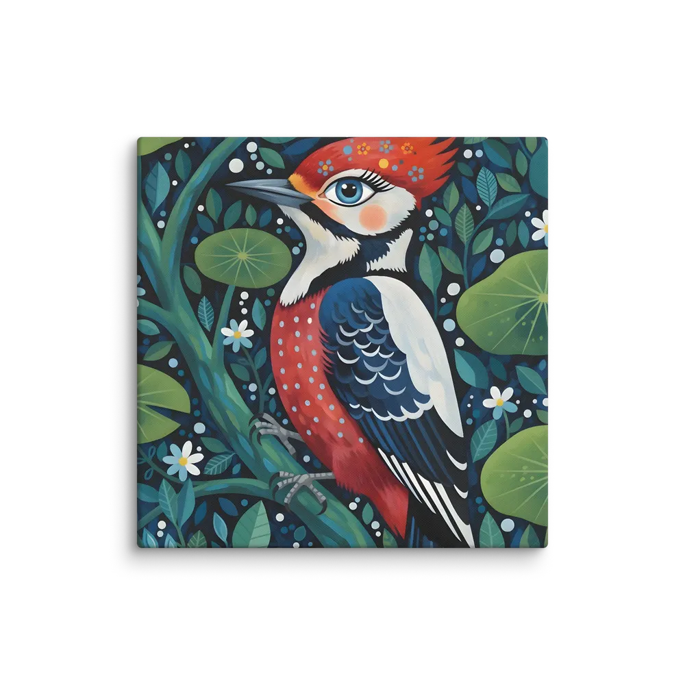 Forest Woodpecker 
 Canvas | 18″x 18″