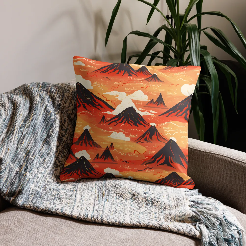 Whispers of the Volcano | Pillow | 22″×22″