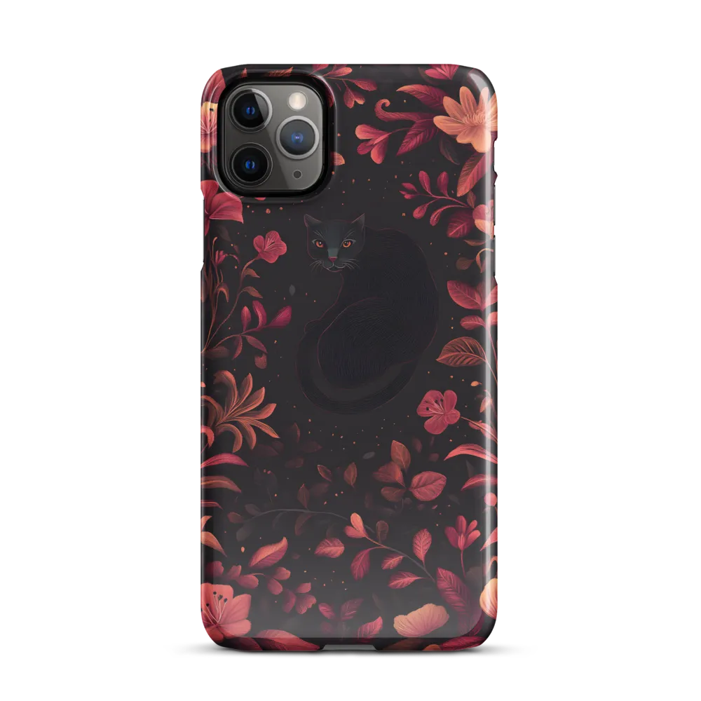 Enigmatic Feline Flora | Phone Case |  11 Pro Max | Snap Case | Glossy