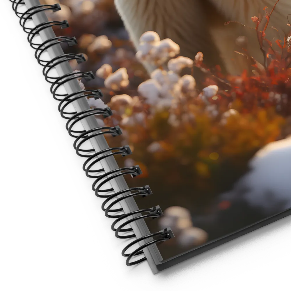 Harmony in the Frozen Wilderness | Spiral Notebook