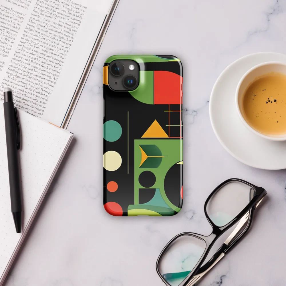 Geometric Harmony | Phone Case |  15 Plus | Snap Case | Glossy