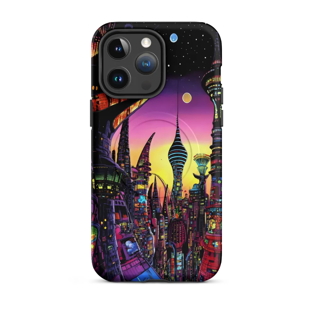 Futuristic Cityscape at Dusk