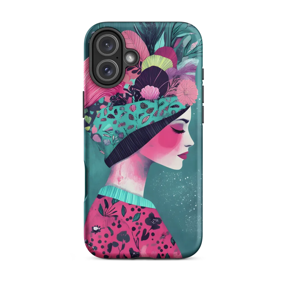 Whimsical Floral Portrait