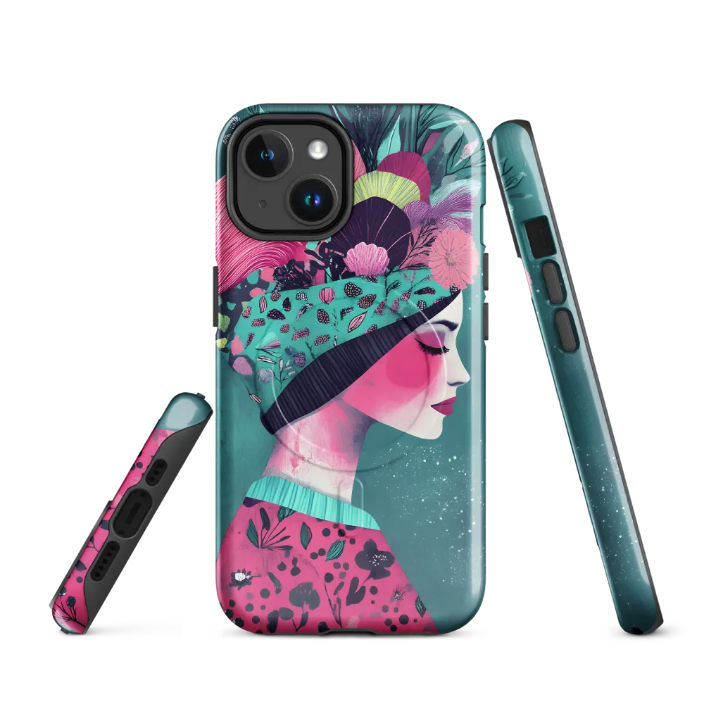 Whimsical Floral Portrait