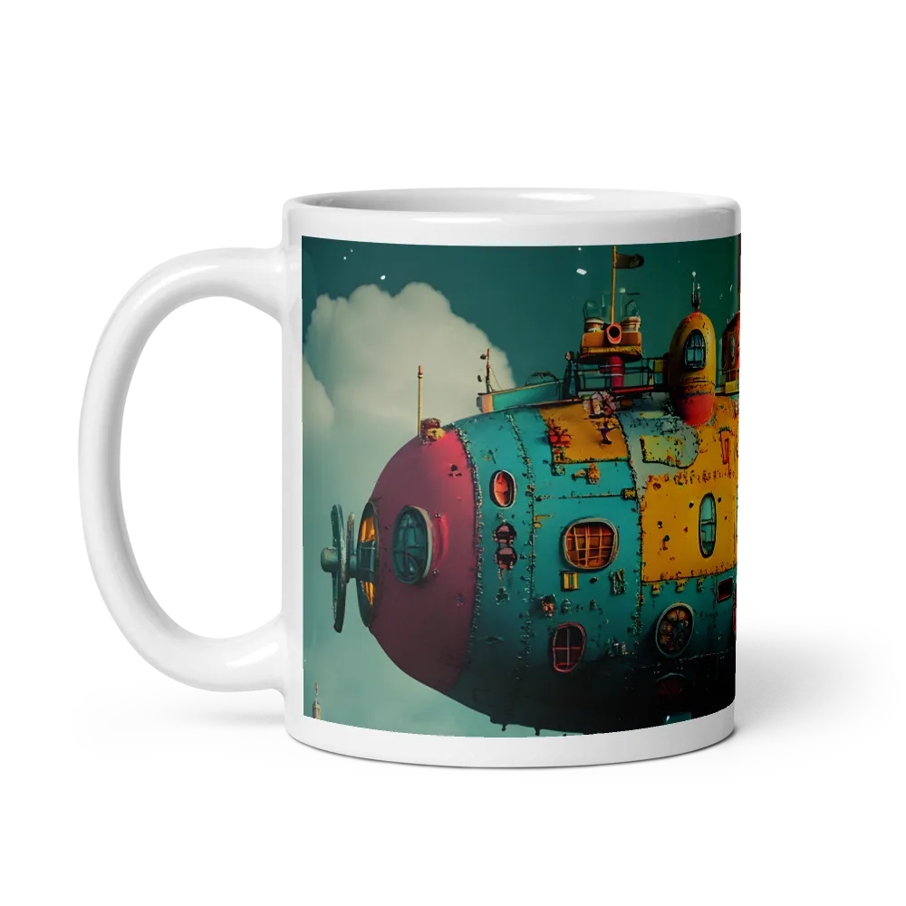 Submerged Dreams: A Whimsical Voyage | Mug with White inside | 11 oz