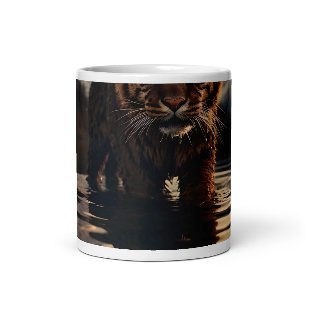 Majestic Reflection: The Tiger's Domain | Mugs | Multiple Sizes & Colors