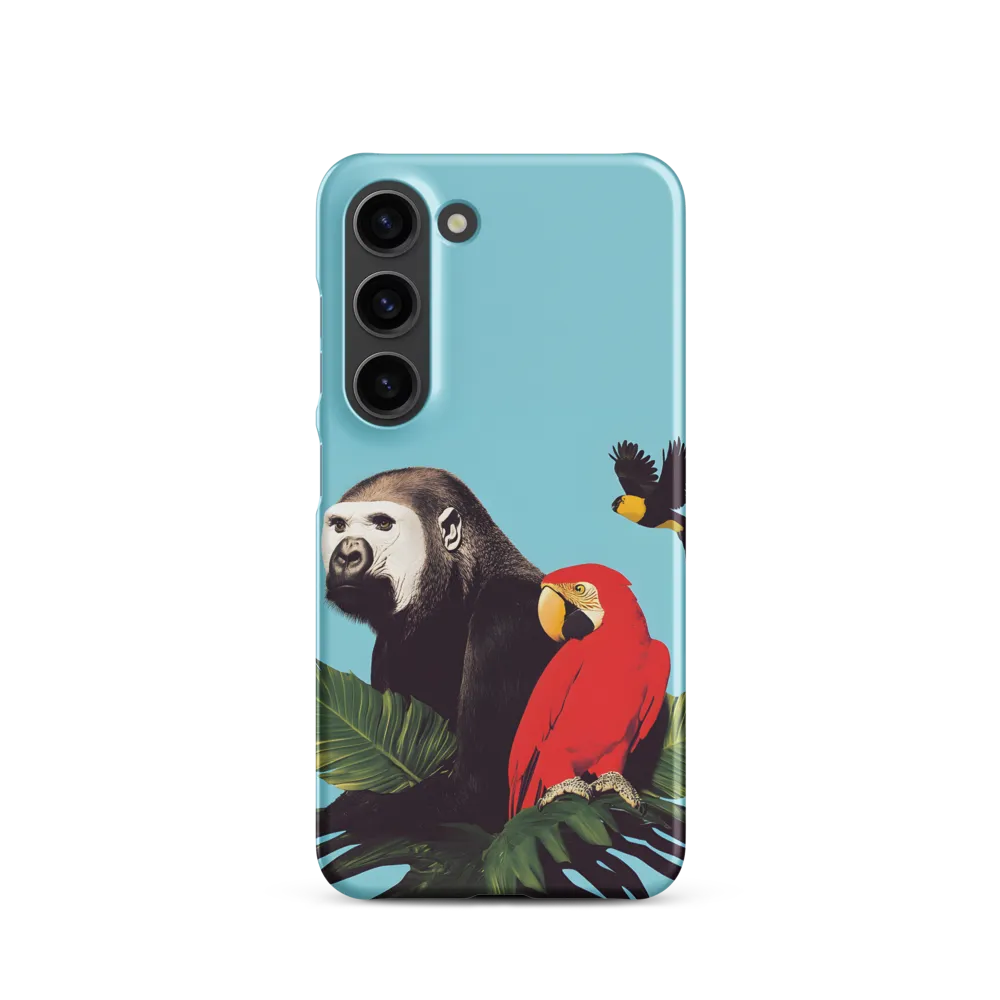 Tropical Harmony: A Celebration of Wildlife | Phone Case |  S23 | Snap Case | Matte