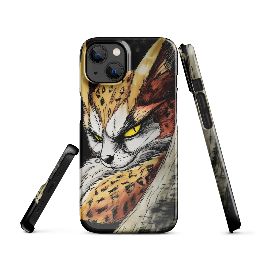 Fierce Gaze of the Wild Cat