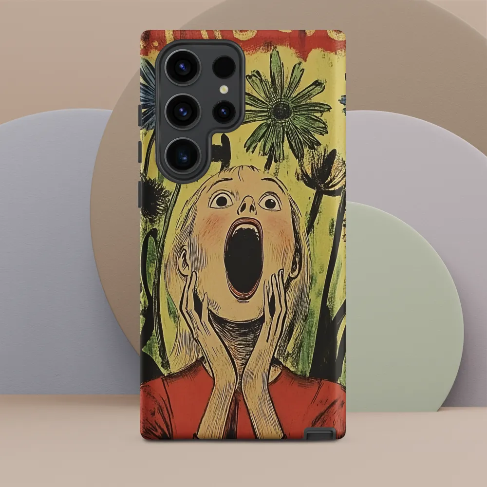 The Echo of Panic | Phone Case |  S23 Ultra | Tough Case | Matte
