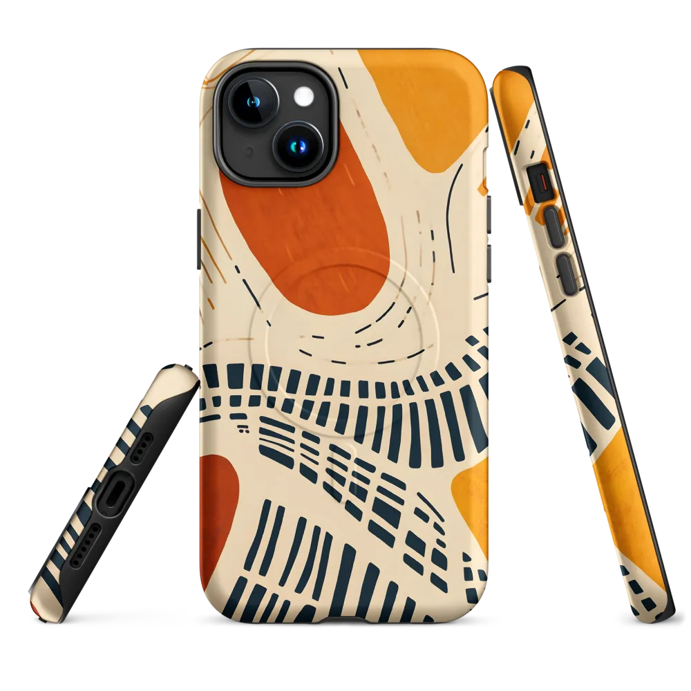 Urban Patterns in Harmony | Phone Case |  15 Plus | MagSafe® Tough Case | Matte