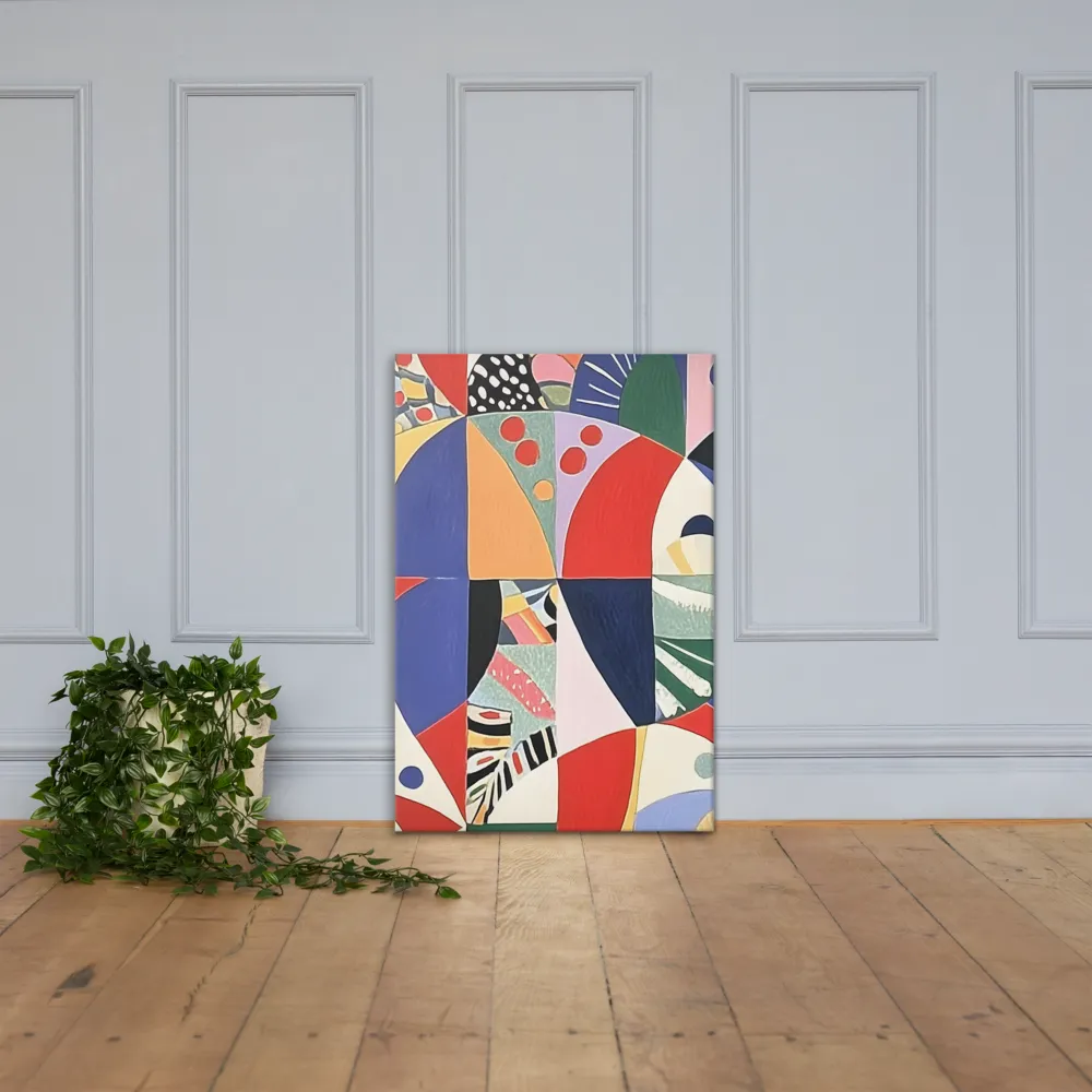 Dynamic Mosaic Symmetry | Canvas | 24″×36″