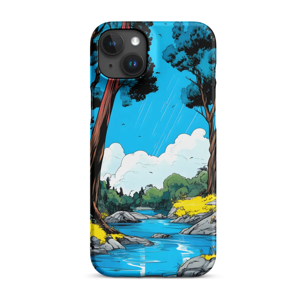 Tranquil River in a Comic Landscape