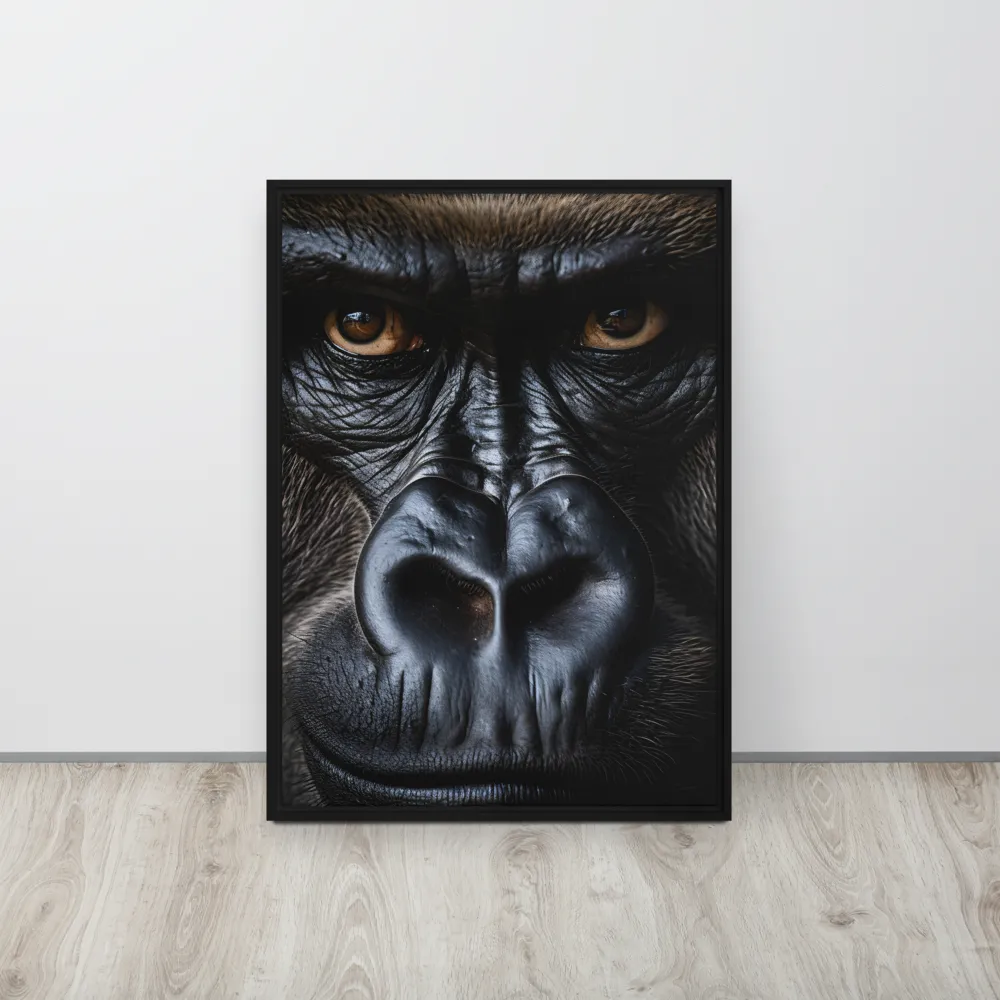 Gaze of the Wild: A Gorilla's Portrait