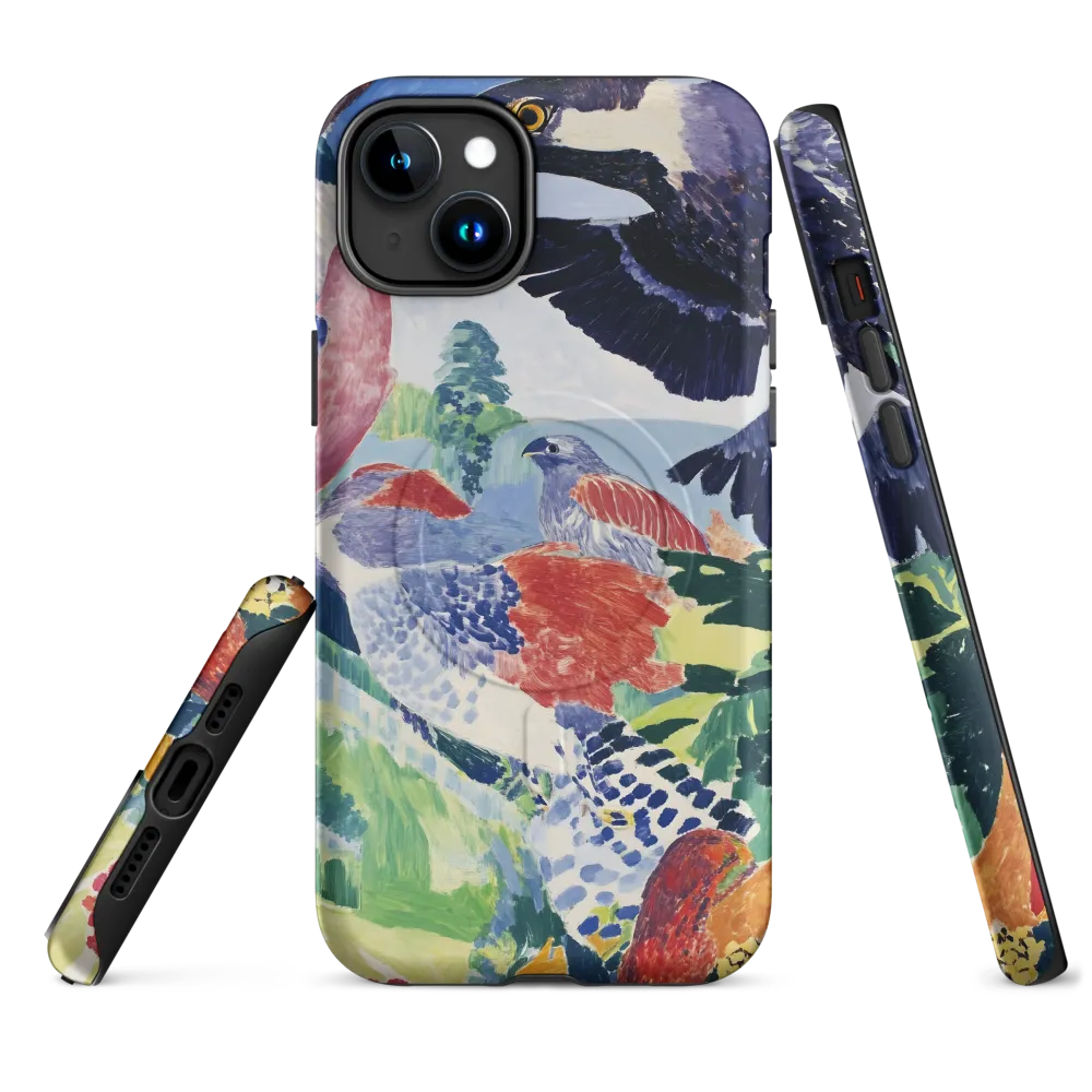 Symphony of Birds | Phone Case |  15 Plus | MagSafe® Tough Case | Matte