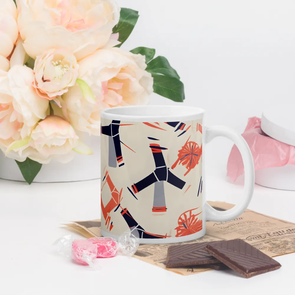 Whimsical Patterns of Nature and Femininity | Mugs | Multiple Sizes & Colors