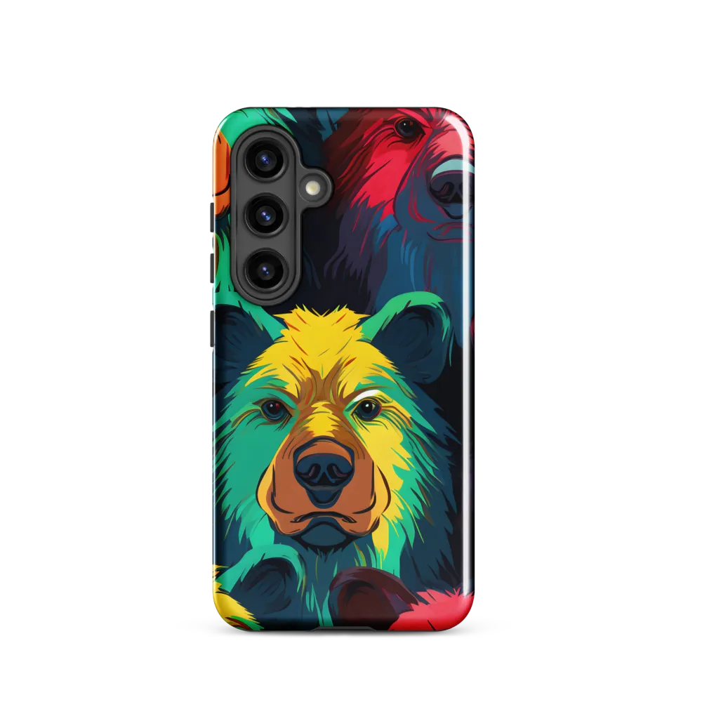 The Colorful Essence of Bears | Phone Case |  S24 | Tough Case | Glossy
