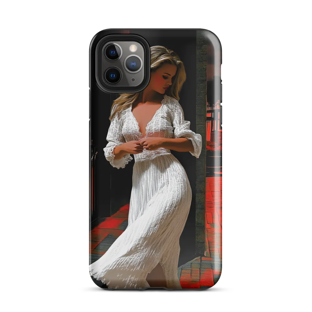 Elegance in White | Phone Case |  11 Pro Max | Tough Case | Glossy