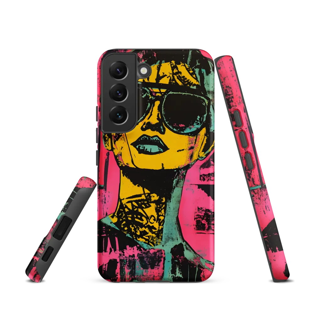 Confident Portrait in Neon Colors