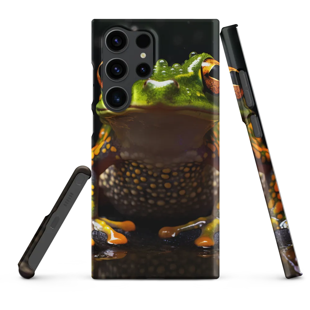 Emerald Elegance: The Frog in Focus